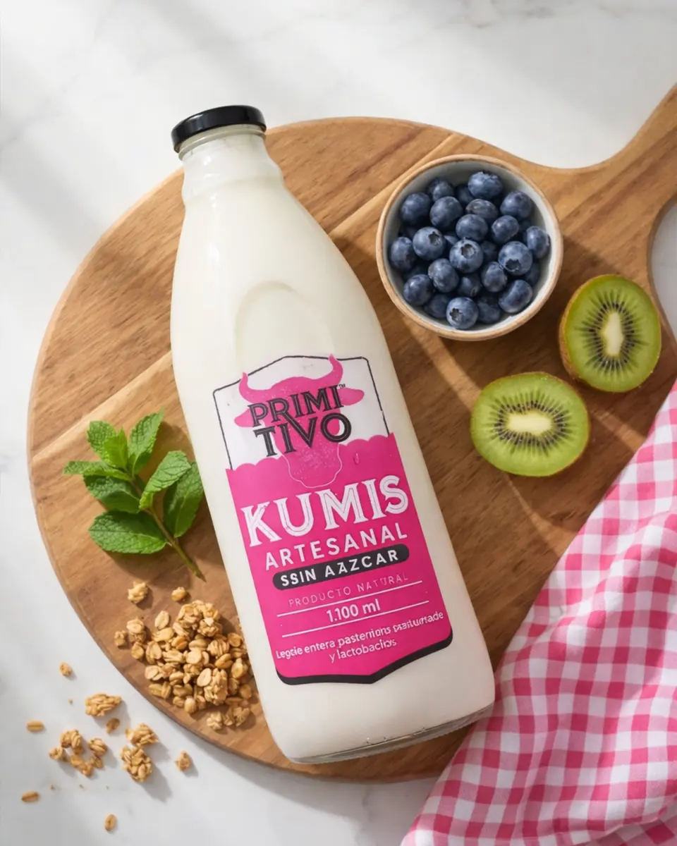 Kumis Sin Azúcar Primitivo Cook — fermentado artesanal sin azúcar añadida